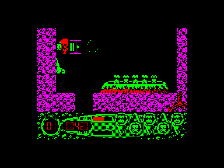 screenshot of the Amstrad CPC game Steg The Slug by GameBase CPC