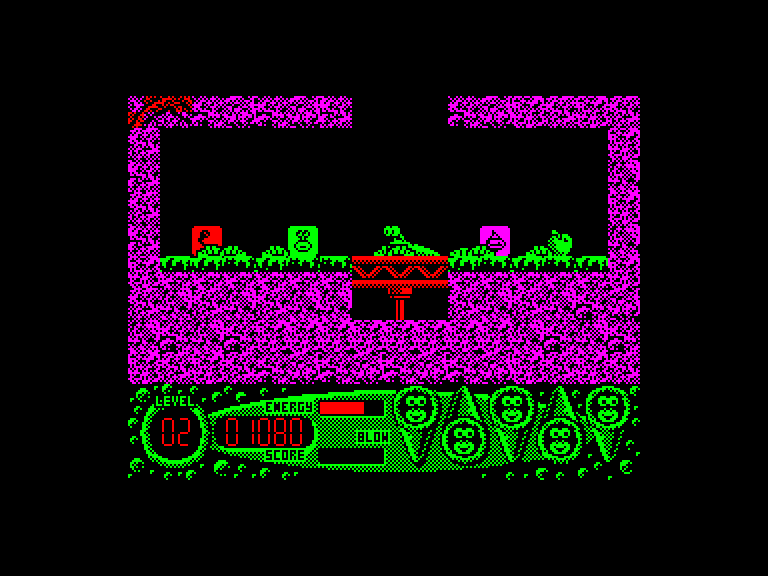 screenshot of the Amstrad CPC game Steg The Slug by GameBase CPC