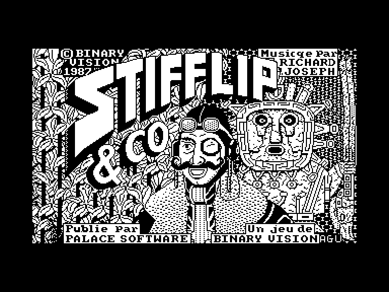 screenshot of the Amstrad CPC game Stifflip & Co by GameBase CPC