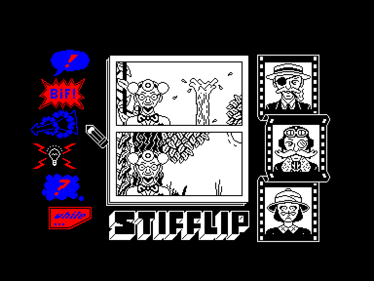 screenshot of the Amstrad CPC game Stifflip & Co by GameBase CPC