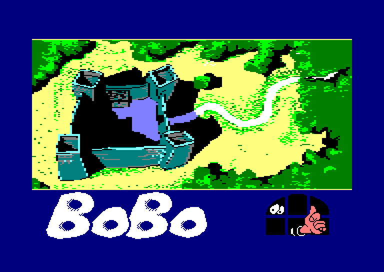screenshot of the Amstrad CPC game Stir Crazy Featuring Bobo by GameBase CPC