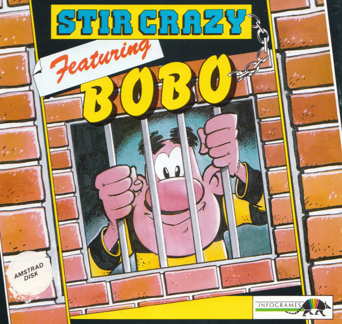 cover of the Amstrad CPC game Stir Crazy Featuring Bobo  by GameBase CPC