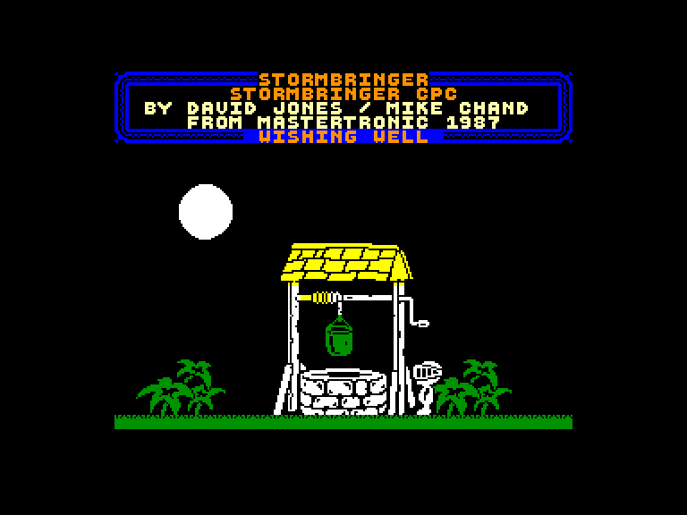 screenshot of the Amstrad CPC game Stormbringer by GameBase CPC