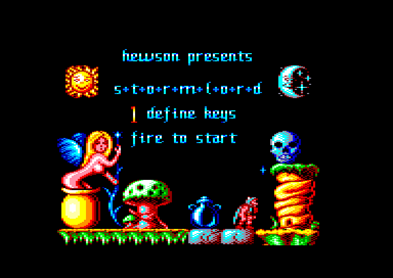 screenshot of the Amstrad CPC game Stormlord by GameBase CPC