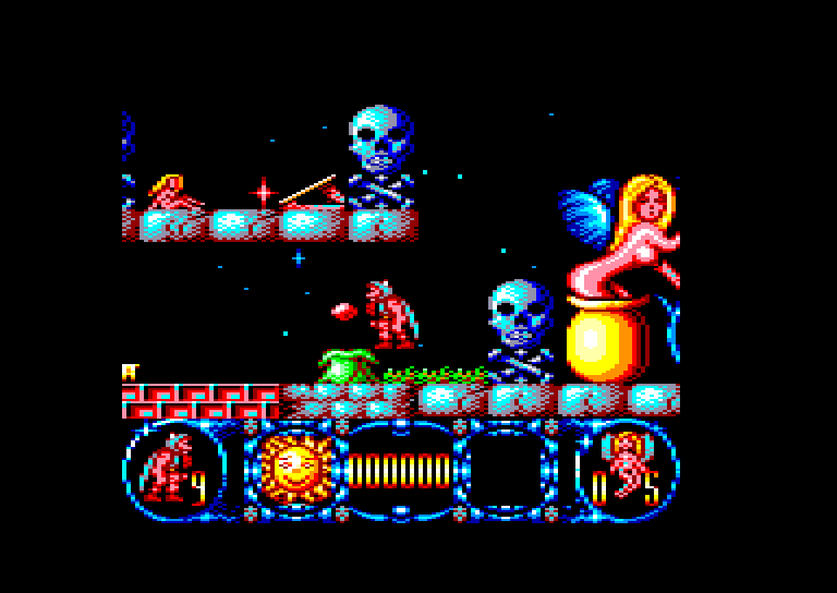 screenshot of the Amstrad CPC game Stormlord by GameBase CPC