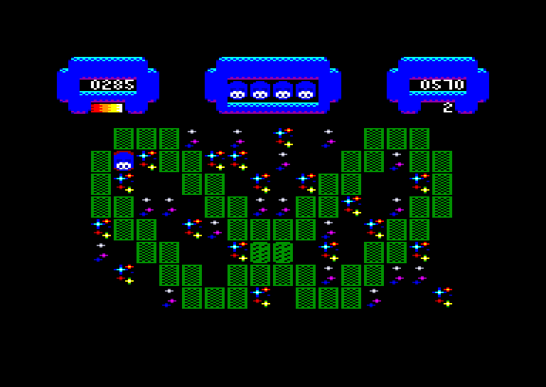 screenshot of the Amstrad CPC game Stranded by GameBase CPC