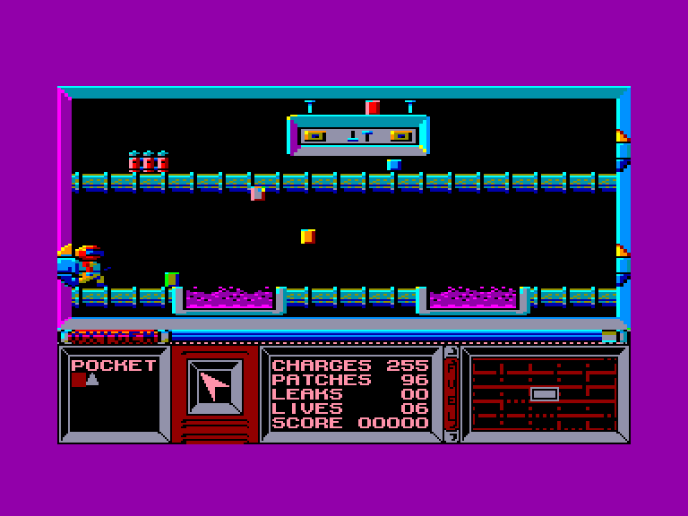 screenshot of the Amstrad CPC game Strangeloop by GameBase CPC