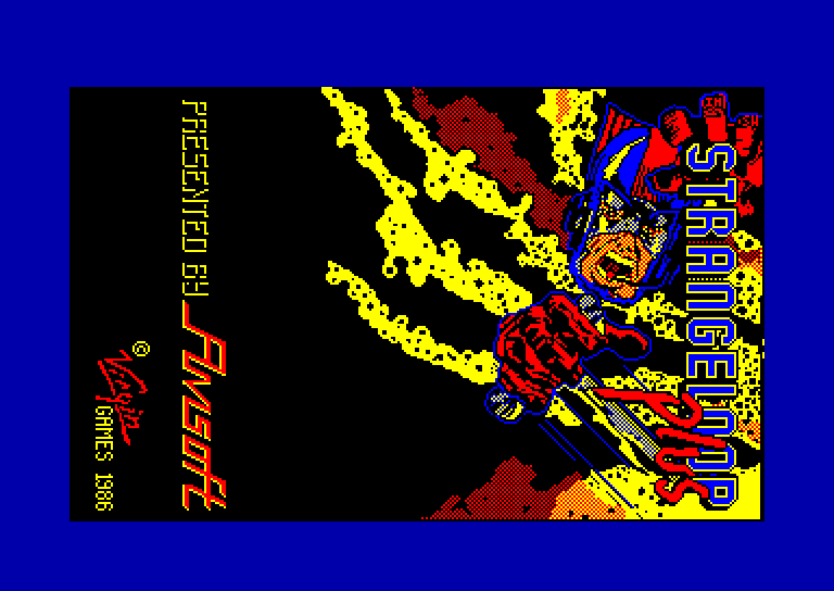 screenshot of the Amstrad CPC game Strangeloop + by GameBase CPC