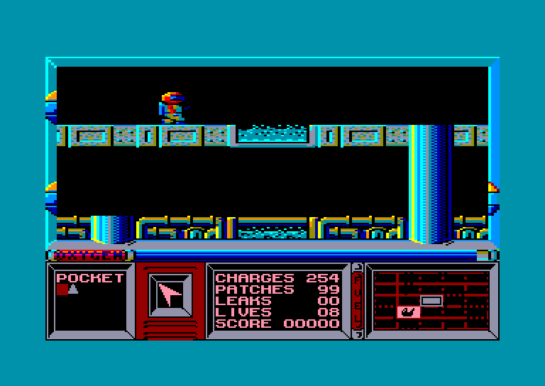 screenshot of the Amstrad CPC game Strangeloop + by GameBase CPC