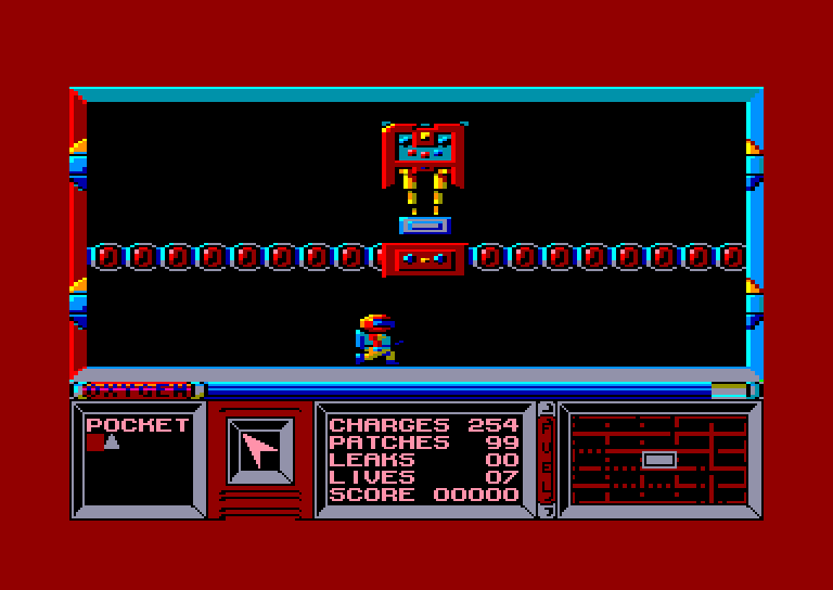 screenshot of the Amstrad CPC game Strangeloop + by GameBase CPC