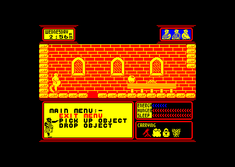 screenshot of the Amstrad CPC game Streaker by GameBase CPC