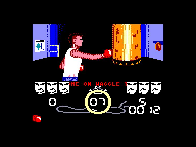 screenshot of the Amstrad CPC game Street Cred Boxing by GameBase CPC