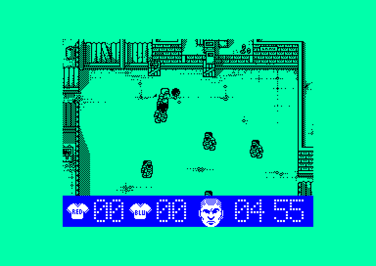 screenshot of the Amstrad CPC game Street cred' football by GameBase CPC