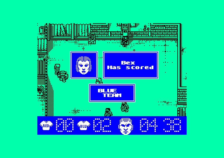 screenshot of the Amstrad CPC game Street cred' football by GameBase CPC