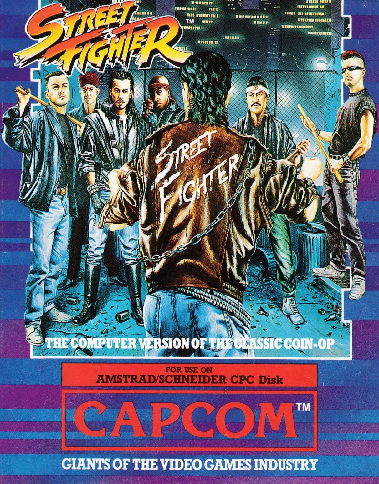 cover of the Amstrad CPC game Street Fighter  by GameBase CPC
