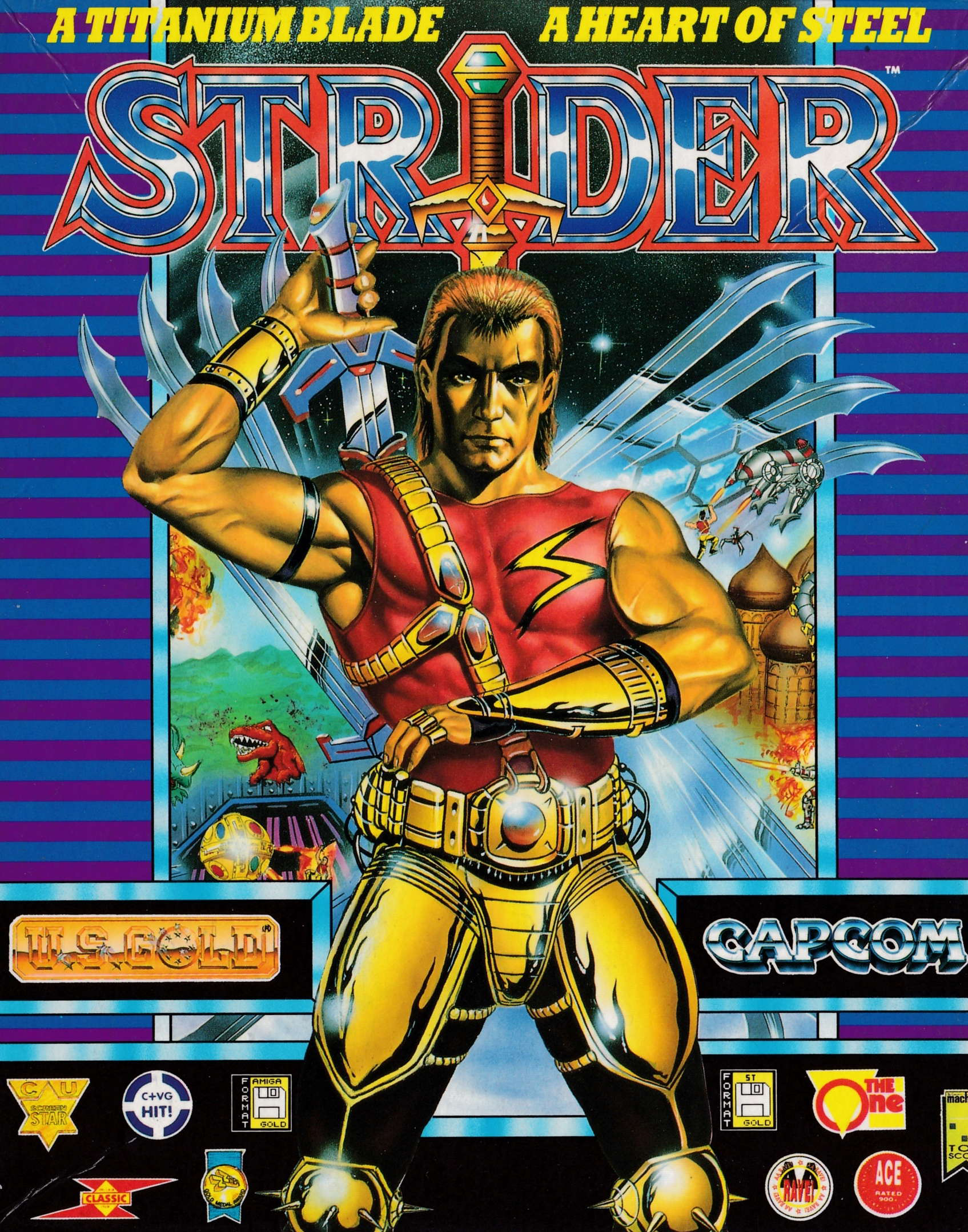 cover of the Amstrad CPC game Strider  by GameBase CPC