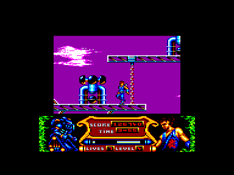 screenshot of the Amstrad CPC game Strider II by GameBase CPC