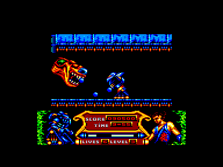 screenshot of the Amstrad CPC game Strider II by GameBase CPC