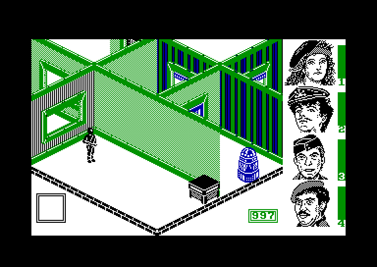 screenshot of the Amstrad CPC game Strike force cobra by GameBase CPC