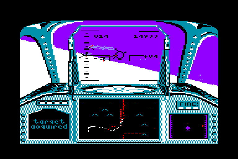 screenshot of the Amstrad CPC game Strike force harrier by GameBase CPC