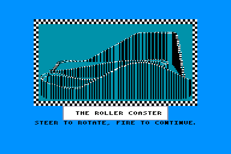 screenshot of the Amstrad CPC game Stunt Car Racer by GameBase CPC