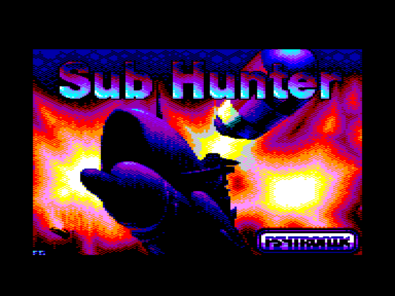 screenshot of the Amstrad CPC game Sub Hunter by GameBase CPC