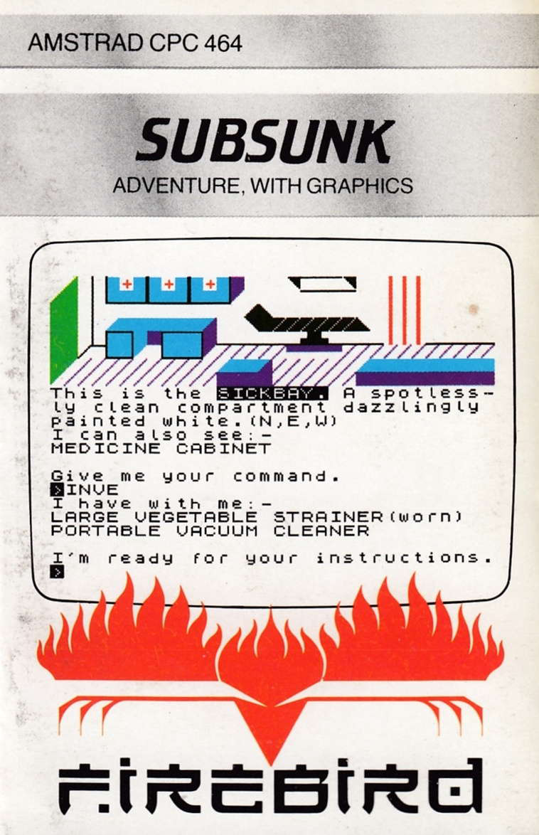 cover of the Amstrad CPC game Subsunk  by GameBase CPC