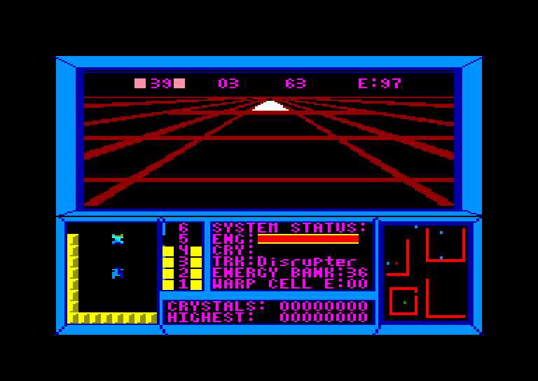 screenshot of the Amstrad CPC game Sun star by GameBase CPC