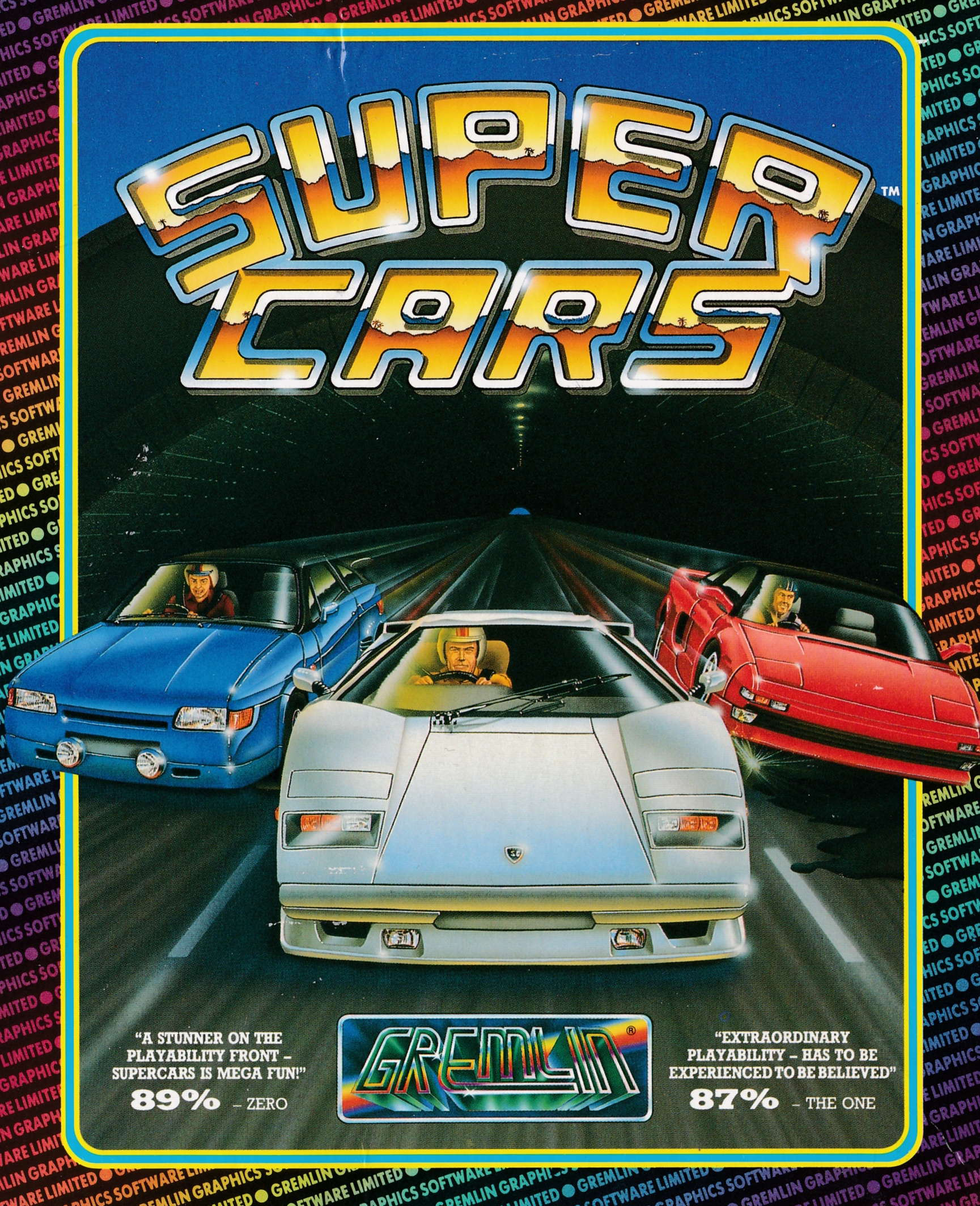 cover of the Amstrad CPC game Super Cars  by GameBase CPC