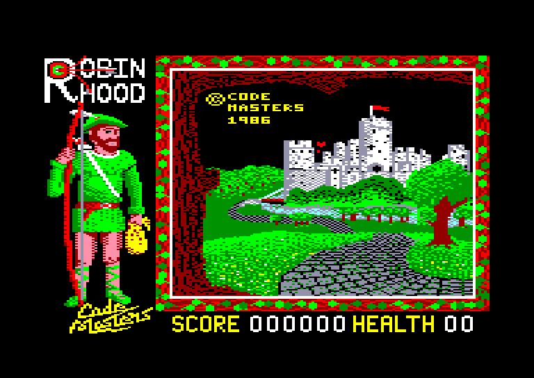 screenshot of the Amstrad CPC game Super Robin Hood by GameBase CPC