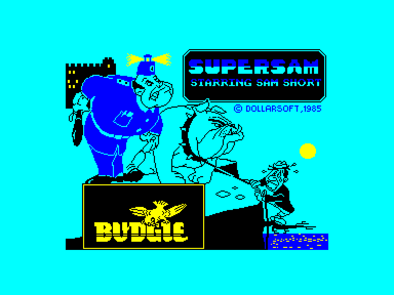 screenshot of the Amstrad CPC game Super sam by GameBase CPC