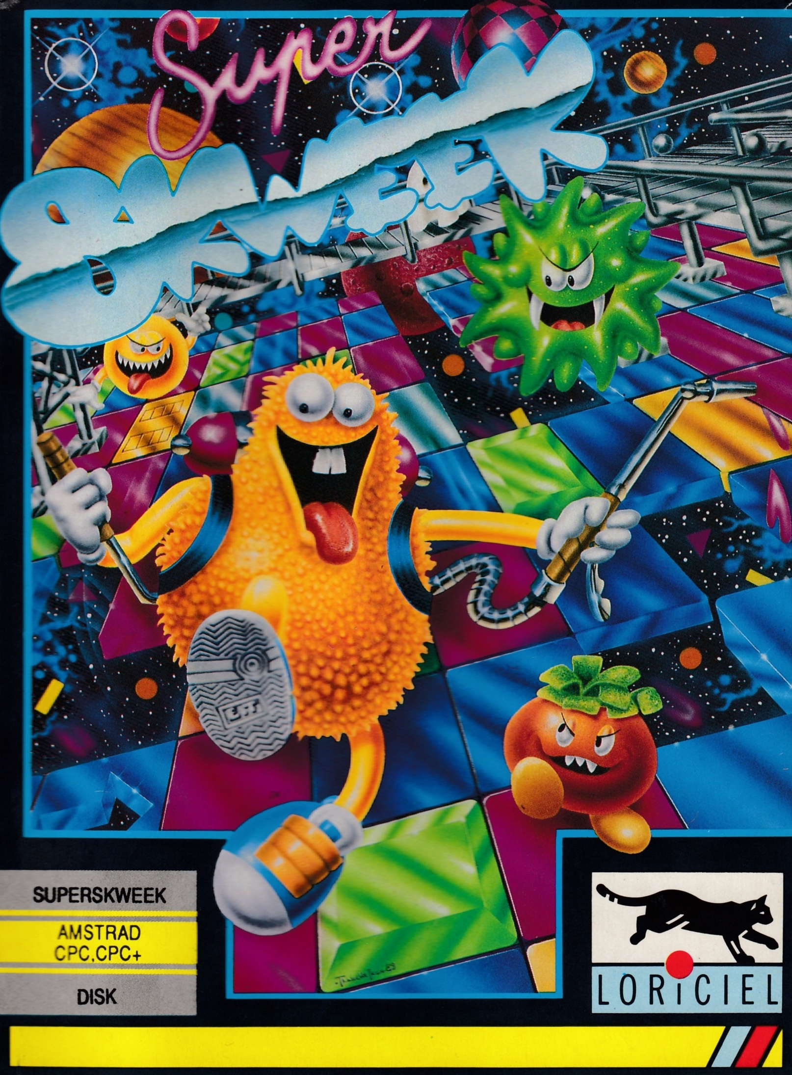 cover of the Amstrad CPC game Super Skweek  by GameBase CPC