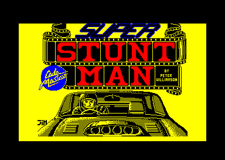 screenshot of the Amstrad CPC game Super Stunt Man by GameBase CPC