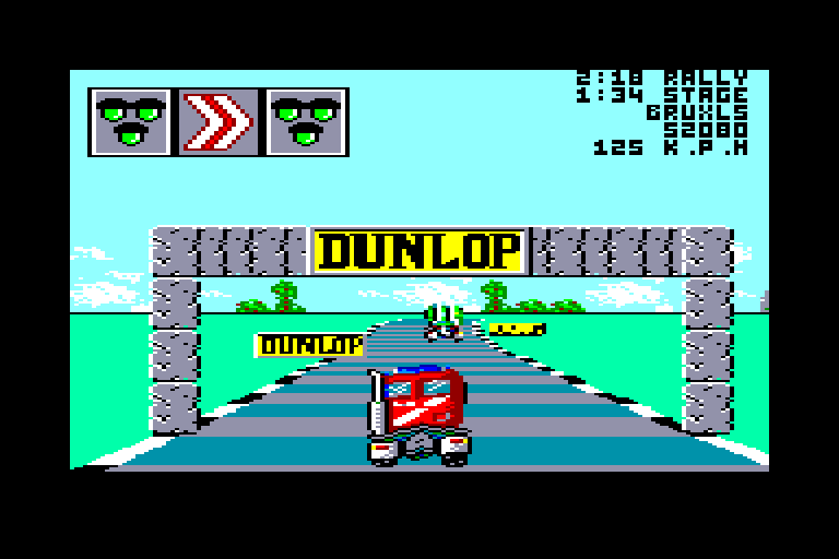 screenshot of the Amstrad CPC game Super Trux by GameBase CPC