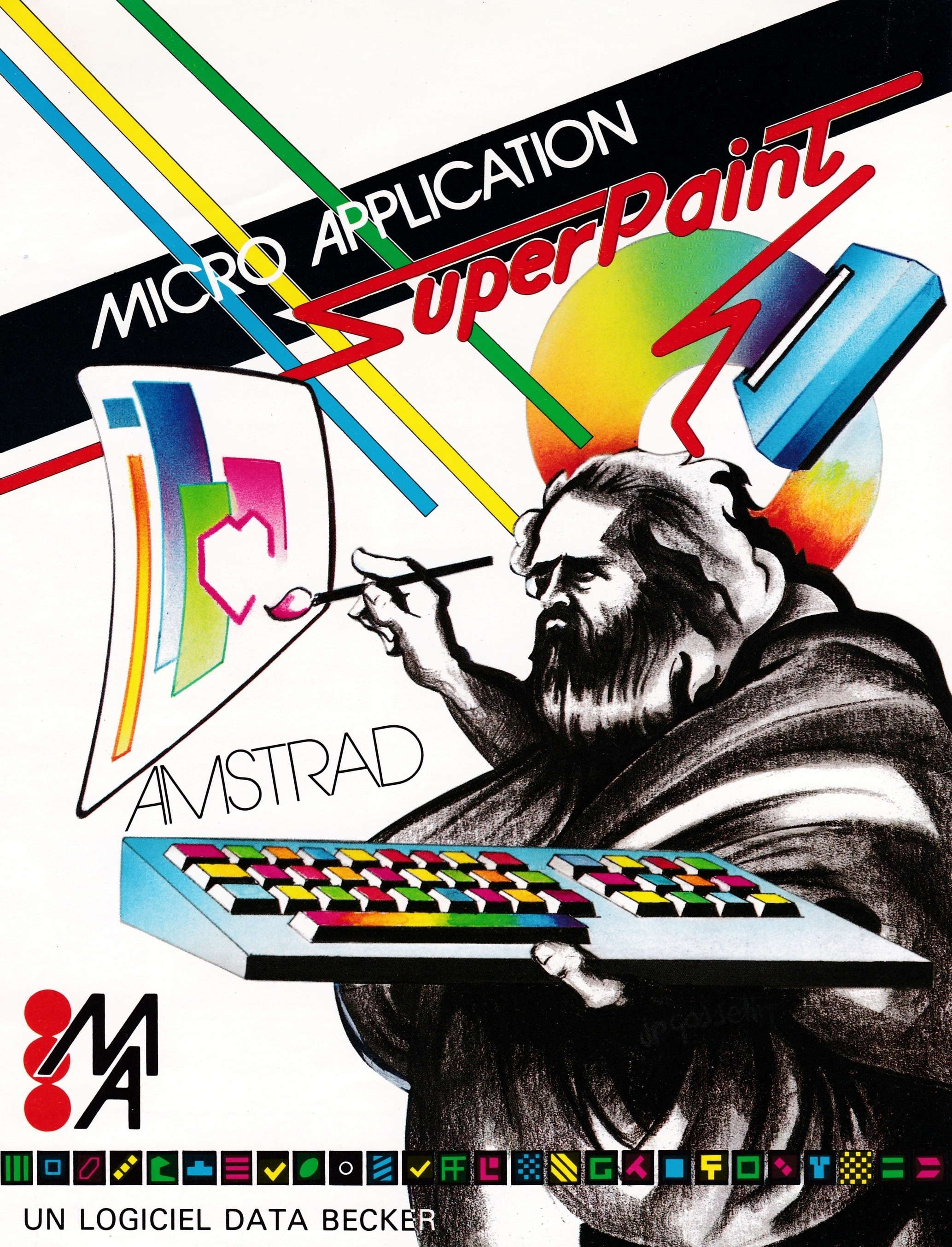cover of the Amstrad CPC game Superpaint  by GameBase CPC