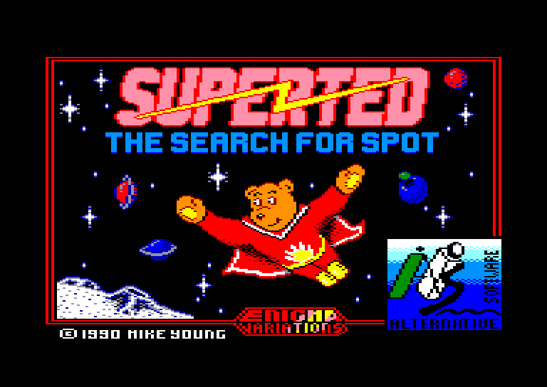 screenshot of the Amstrad CPC game Superted by GameBase CPC