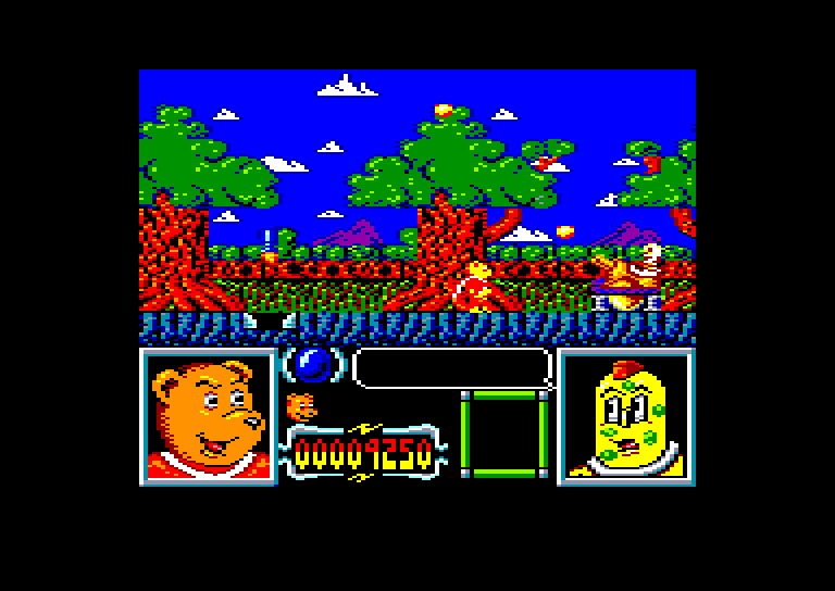 screenshot of the Amstrad CPC game Superted by GameBase CPC