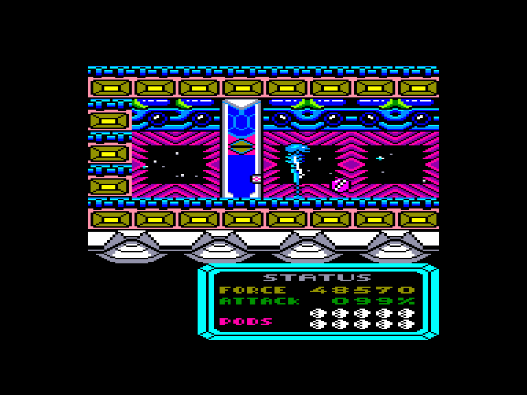 screenshot of the Amstrad CPC game Survivor by GameBase CPC