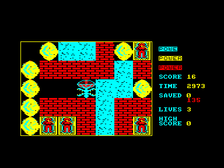 screenshot of the Amstrad CPC game Survivors (the) by GameBase CPC