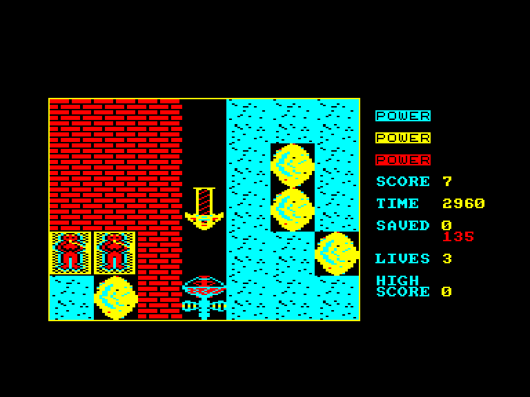 screenshot of the Amstrad CPC game Survivors (the) by GameBase CPC