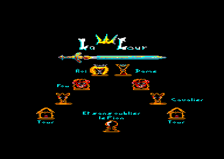 screenshot of the Amstrad CPC game Survivre by GameBase CPC