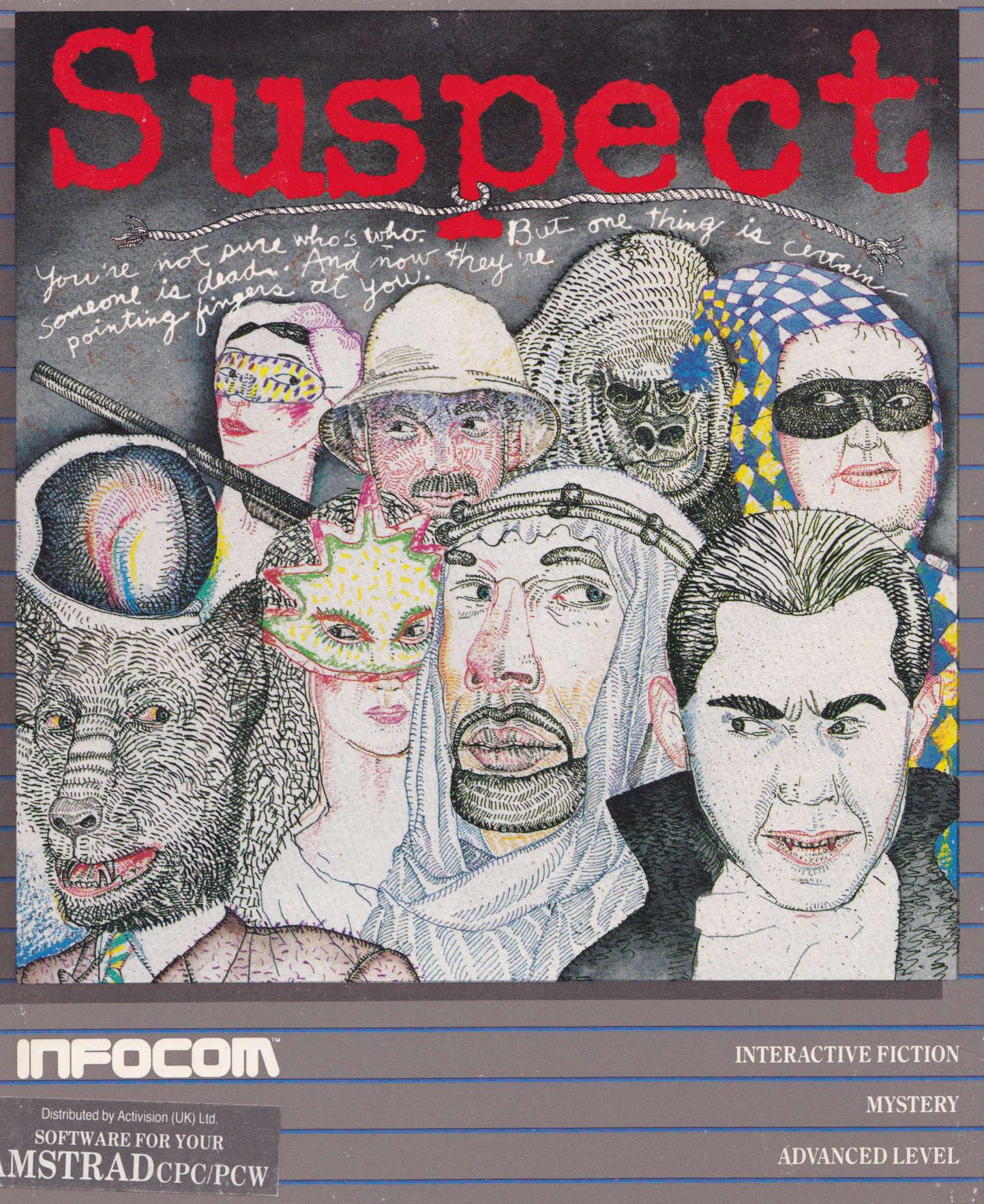 cover of the Amstrad CPC game Suspect  by GameBase CPC