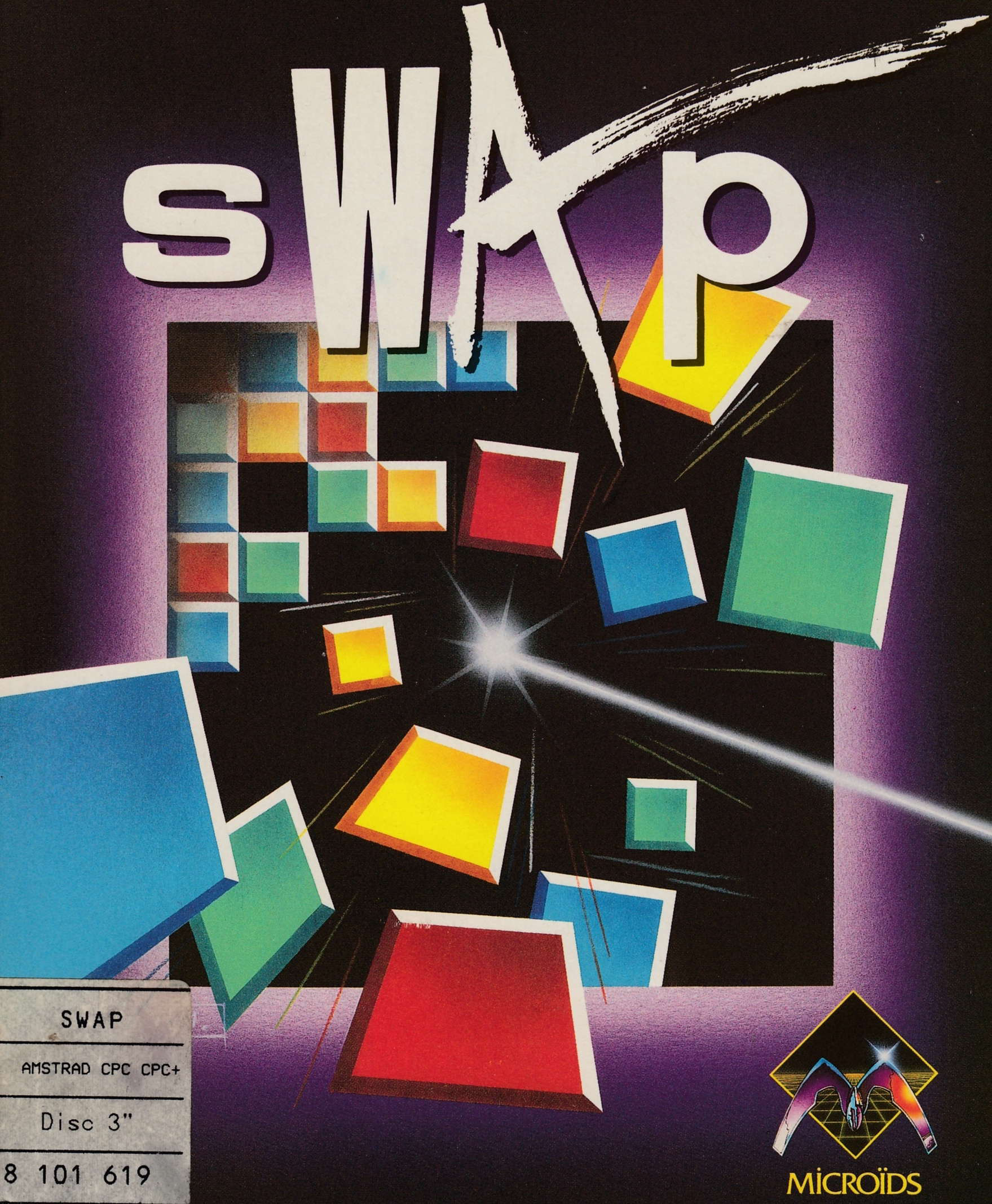 screenshot of the Amstrad CPC game Swap by GameBase CPC