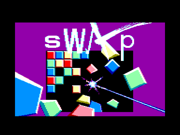 screenshot of the Amstrad CPC game Swap by GameBase CPC