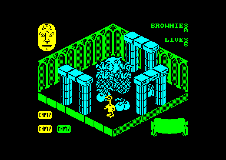 screenshot of the Amstrad CPC game Sweevo's world by GameBase CPC