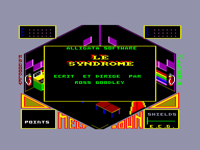 screenshot du jeu Amstrad CPC Syndrome (le)
