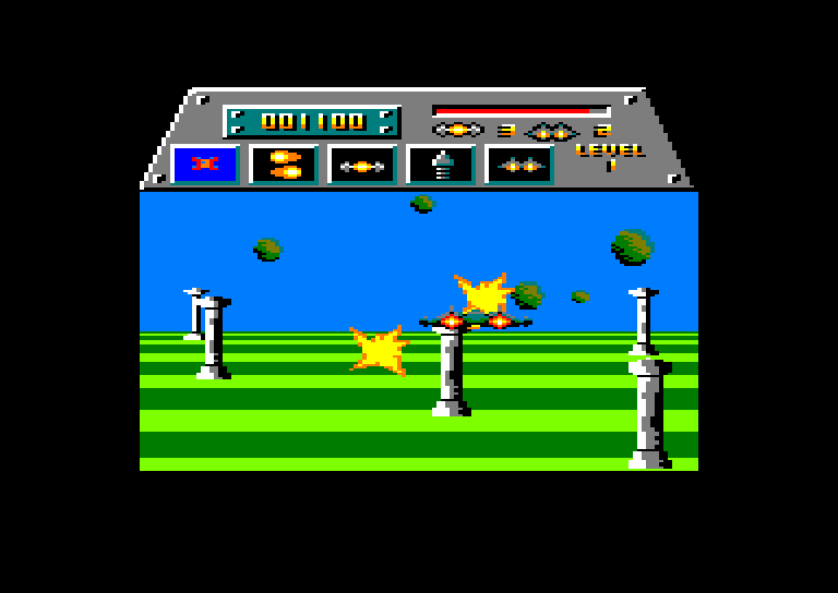 screenshot of the Amstrad CPC game T-Bird by GameBase CPC