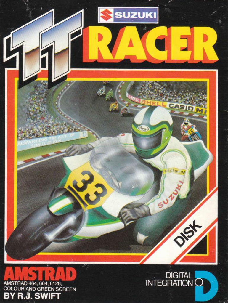 cover of the Amstrad CPC game TT Racer  by GameBase CPC