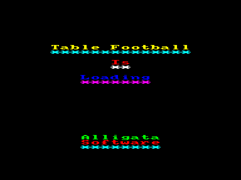 screenshot of the Amstrad CPC game Baby foot by GameBase CPC