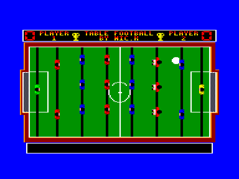 screenshot of the Amstrad CPC game Baby foot by GameBase CPC